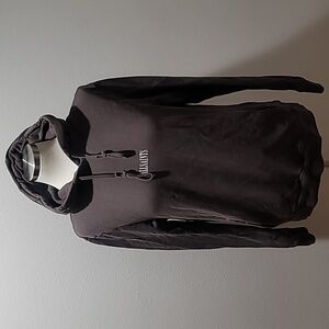 ALLSAINTS Dark Grey Casual Street Style Athleisure Pullover Sweatshirt Hoodie